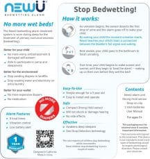 newu bedwetting alarm back